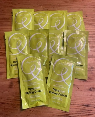 DevaCurl STYLING CREAM 10 Sample Packs 1 Oz Each Travel Size
