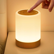Lampada Da Comodino Senza Fili, Touch Dimmerabile Abat Jour Da Comodino Con 256