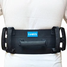 LAMBOX Gait Belt Transfer Belt with 7 Nylon Padded Handles,  Nursing Safety Gait