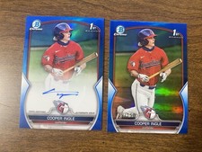 2023 Bowman Chrome Draft 1st Cooper Ingle Auto True Blue Refractor/150 W/ Blue