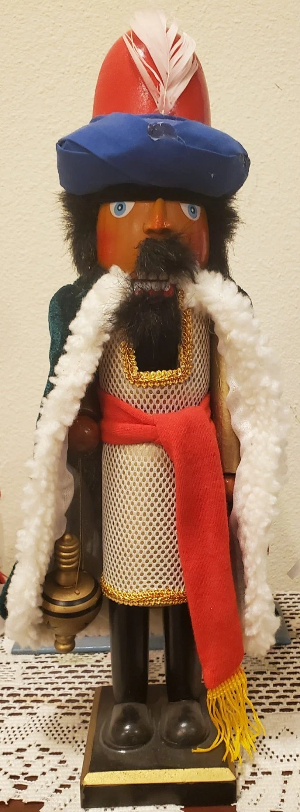 15in Wooden Sultan Nutcracker