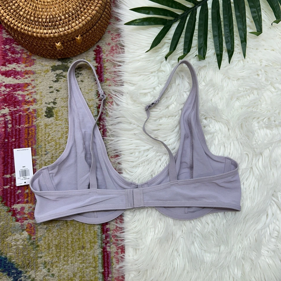 NEW Old Navy Lilac Purple Cute Sexy Sheer Mesh Bra 36B - Image 2 of 4