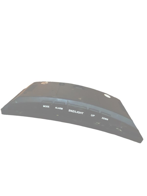La Crosse Technology Curved Mirror LED Digital Alarm Clock Black New Open Box