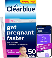 Clearblue Smart Ovulation Test Kit 50 Tests Fertility Tracking