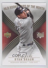 2007 Upper Deck MLB Rookie Card of the Month Ryan Braun #ROM-4 q9p. rookie card picture