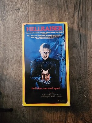 Hellraiser VHS Classic Horror Clive Barker | eBay