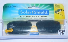 Polarized Clip Ons Sunglasses For Plastic / Thick Frames S C7 52 RecA