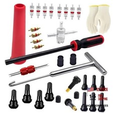 Tire Valve Stem Core Removal Replacement Installation Tool Kit,Valve Stem
