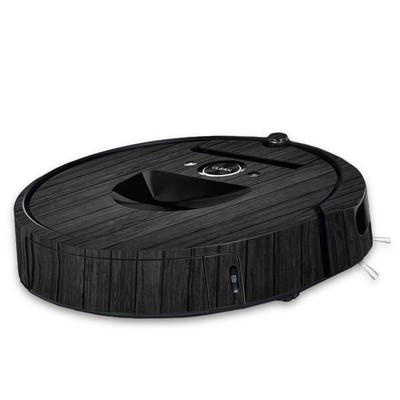 MightySkins Skin Compatible iRobot Roomba i7 Robot Vacuum - Black Wood