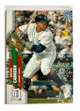 Miguel Cabrera 2020 Topps Holiday - Short Print Variations #HW129 Candy Cane Bat