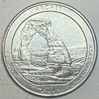 2014-P AU 25C USA Arches NP Quarter Washington A1111 — photo 1