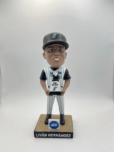 Miami Marlins Bobblehead Livan Hernandez MLB Collectible World Series MVP 1997
