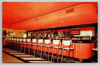 Yonkers NY S Cremona & Co Designers of Restaurants Bar Fixtures 1959 Postcard