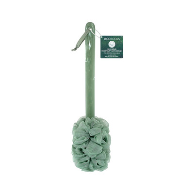 Sea Gems Ecopouf Bath Brush, Gentle Exfoliating Body Scrubber for Shower Cleansi