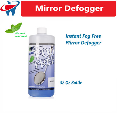 Instant Fog Free Mirror Defogger 32oz, Mint Scent Eliminates Water & Fog, EPR
