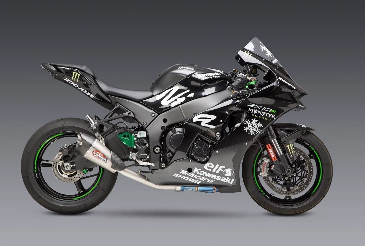 Yoshimura Kawasaki ZX10R 2021-2023 3/4 Exhaust AT2 Stainless Steel