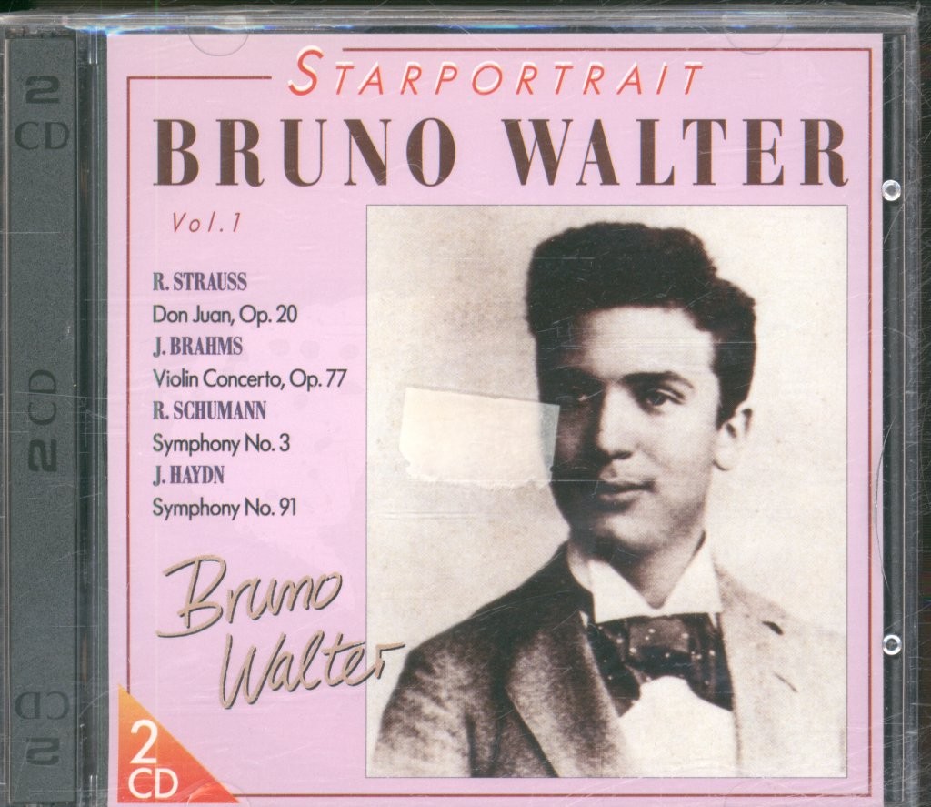 93511634 Bruno Walter Bruno Walter Starportrait Vol.2 double CD Europe I Grandi