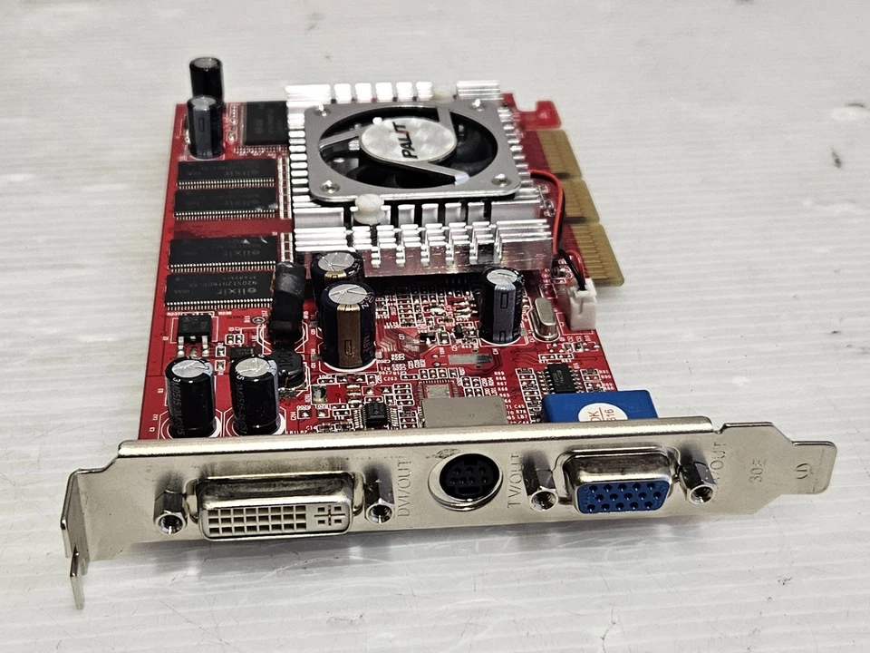 GeForce FX 5500 128MB DDR, 128 BIT, AGP 8x, Palit NA-55000-TD011-FM8336, WORKING - Image 2 of 4