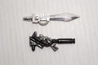 Vintage Robosaur Brontosaurus Sword and Gun Accessories Robot Dinobot KO Taiwan