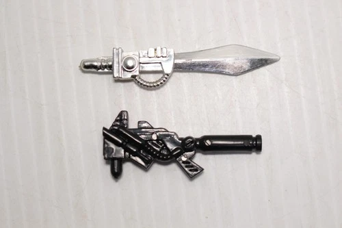 Vintage Robosaur Brontosaurus Sword and Gun Accessories Robot Dinobot KO Taiwan