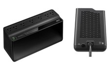 APC Back  UPS 600VA BE600M1 Battery Backup  Surge Protector   7 Outlets, 1 USB