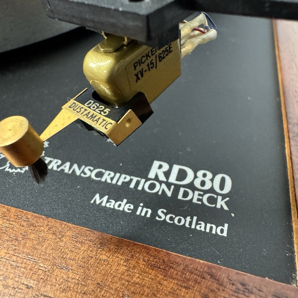 Rd80 ARISTON RD80 TRANSCRIPTION DECK MANUAL TURNTABLE- PICKERING XV-15/625E ...