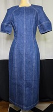 Madewell Denim Puff Sleeve Midi Dress 4 Cottagecore Feminine Romantic Everyday