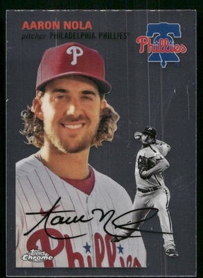Aaron Nola - 2023 Topps Chrome Baseball - 1954 Topps #306