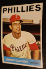 1964 TOPPS BASEBALL SET. #135 Johnny Callison, Philadelphia Phillies, VGEX