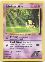 Sabrina's Abra 94/132 Gym Challenge Common