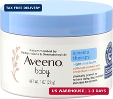 Eczema Therapy Nighttime Moisturizing Balm, Colloidal Oatmeal Ceramide, Soothe