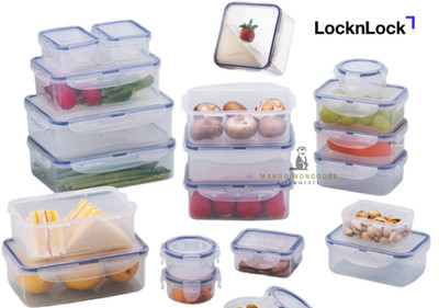 Lock n Lock & Housemann Kunststoff Clip Top Luftdicht Lebensmittel Aufbewahrung Behälter