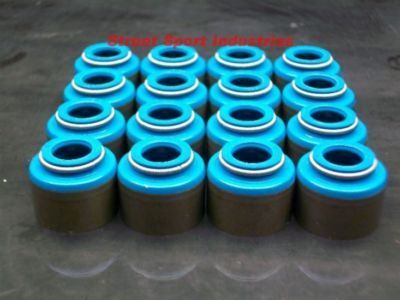 Honda K20 K24 DOHC ''METAL CLAD''  FKM VALVE SEALS...Set of 16 - NEW!!
