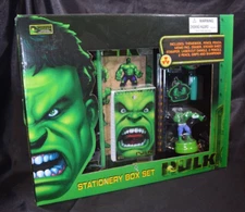 Marvel Comic Incredible Hulk Stationery Box Set Rare 2003 School Supplies