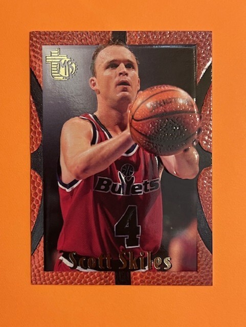 1994-95 Topps Embossed #99 Scott Skiles Washington Bullets basketball card