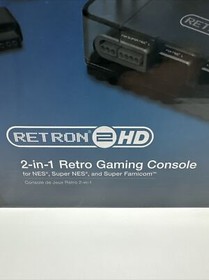 Hyperkin RetroN 2 HD Gaming Console for NES/SNES/Super Famicom Games - Black