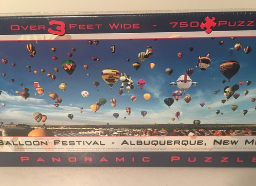 Balloon Festival Albuquerque, New Mexico Puzzle Panoramico 750 Pezzi Sigillato - Foto 4 di 8