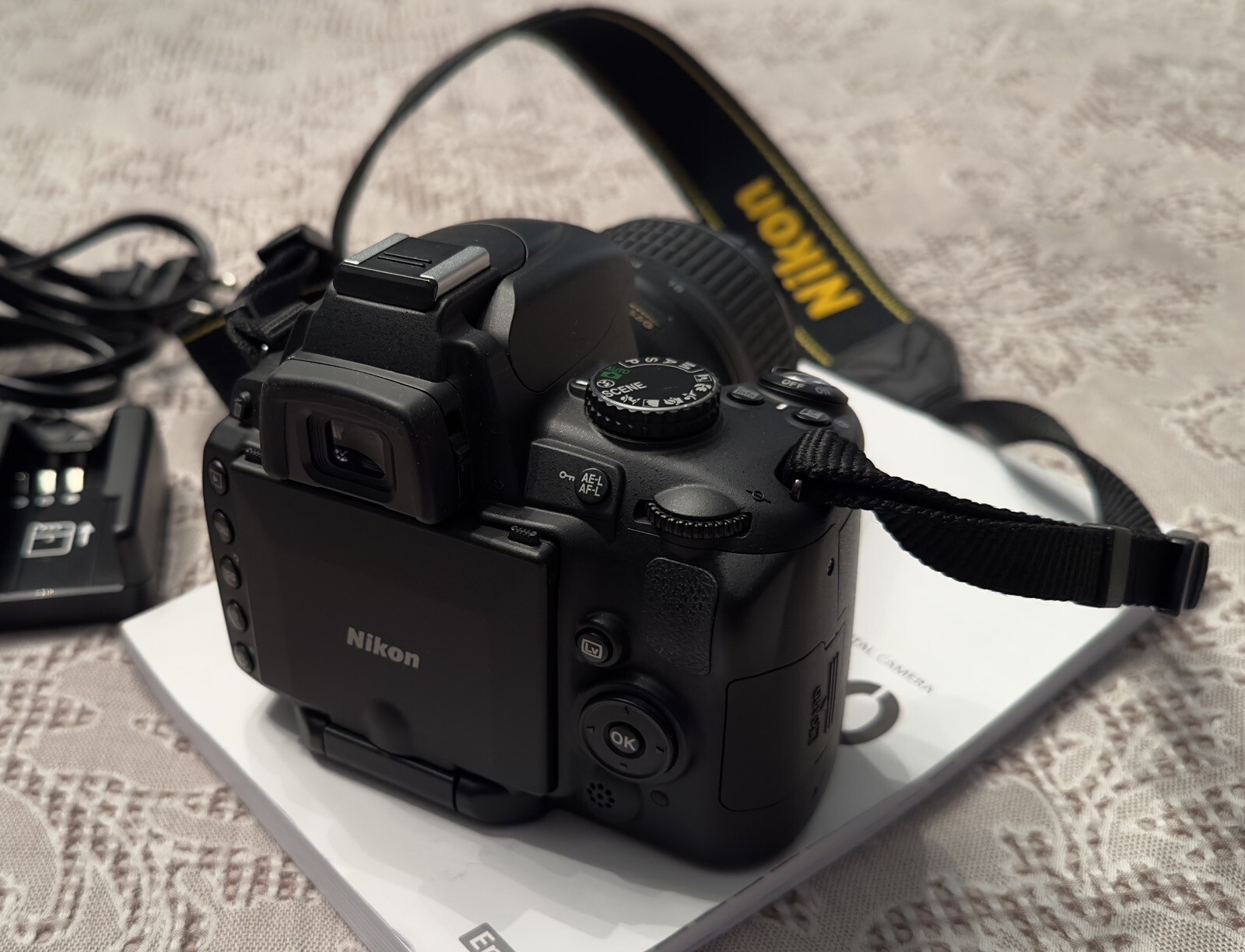 Nikon 25454 D5000 Digital SLR Camera with 1855mm VR Lens Black 18208254545 eBay