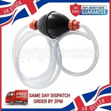 HAND SIPHON PUMP FOR PETROL DIESEL OIL WATER LIQUID FUEL SINK TRANSFER TUBE HOSE