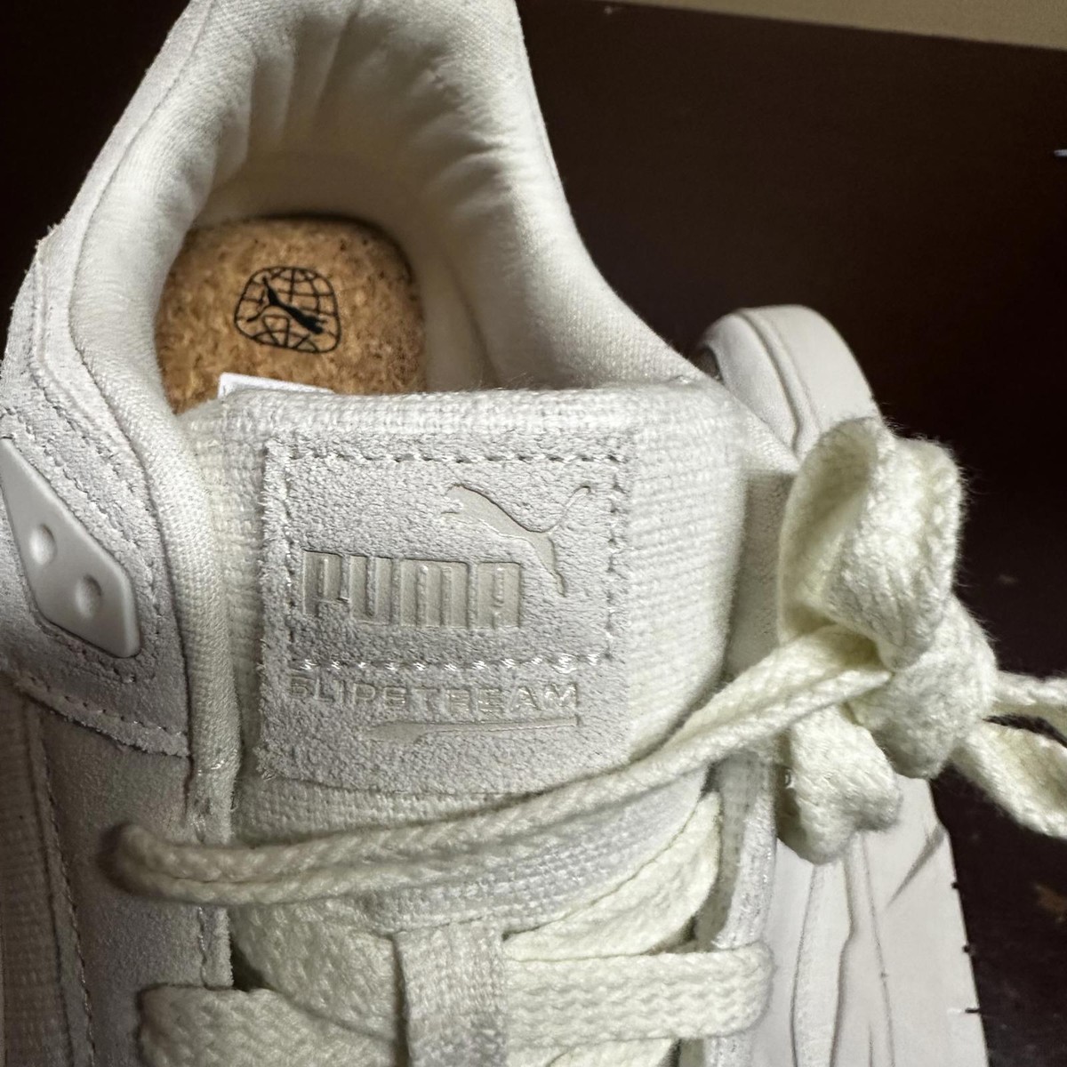 Puma size 12 Slipstream Blank Canvas Lace Up  Mens White Sneakers Puma Slipstream Blank Canvas Lace Up Mens White Sneakers sz  main image 2