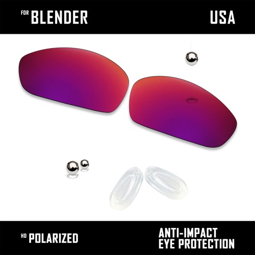 Anti Scratch Polarized Replacement Lenses & Nose Pads for-Oakley Blender OO4059 - Picture 12 of 12