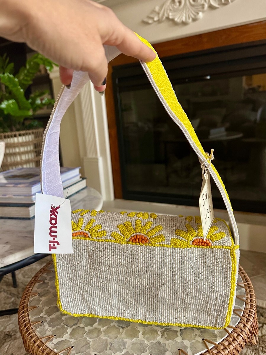 Viral Tj Maxx Beaded Shoulder Bag - Yellow | eBay