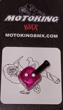 MOTOKING BMX ORIGNAL DICE CABLE TIP MAGENTA - GT,HARO,SE,SCHWINN,MONGOOSE, RL