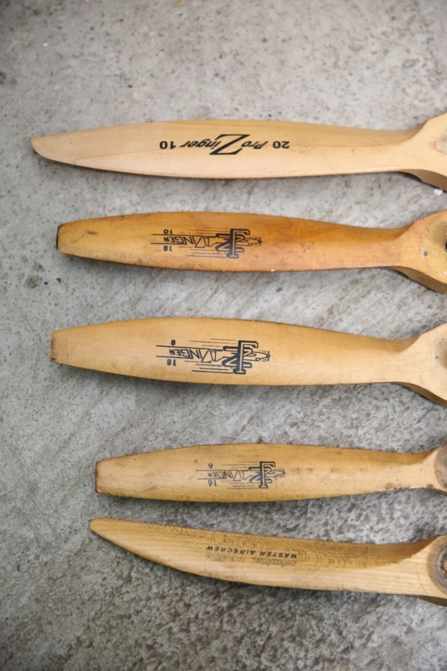Vintage Airplane Propeller Wood Prop RC R/C Plane Drone Lot 20" Zinger - Image 4 of 4