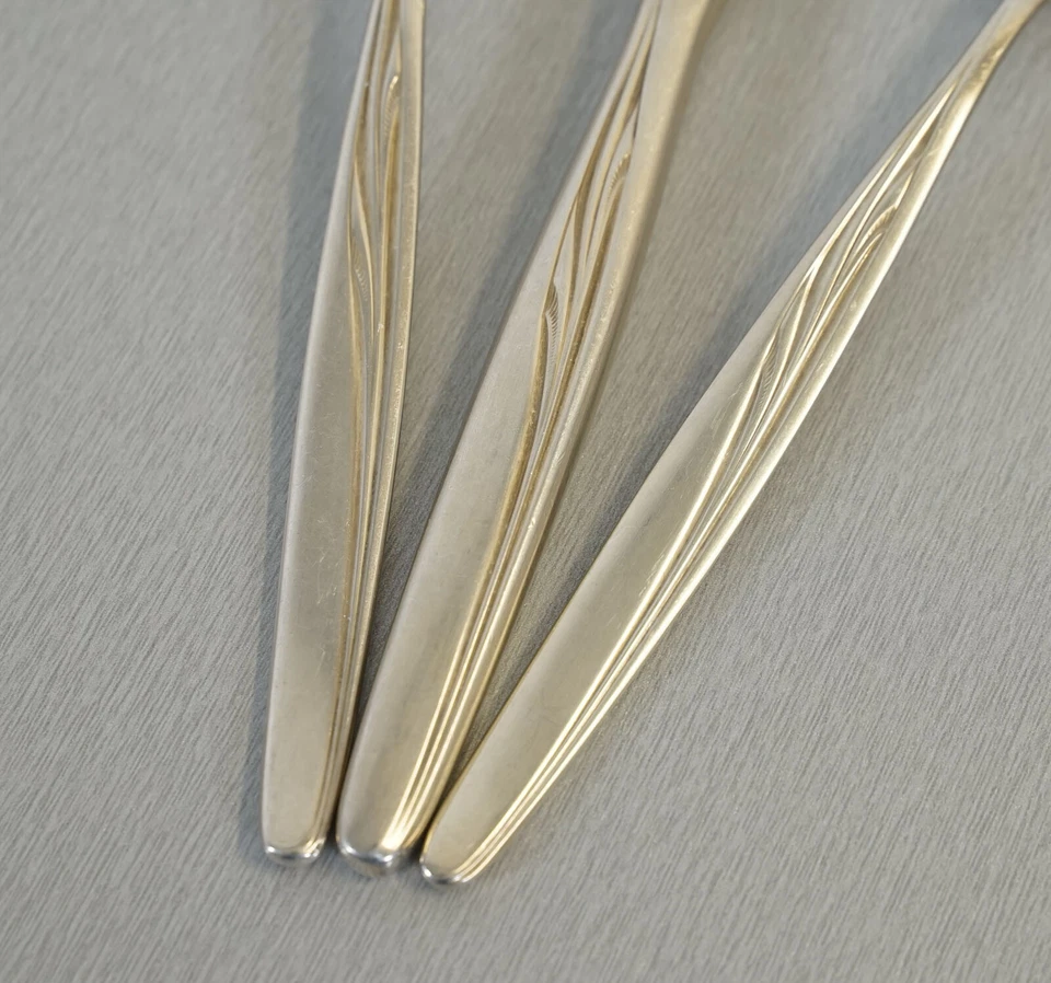 WMF Patent Heidelberg posate da tavola argento anni 90 menù posate 3 pezzi vi... - Immagine 4 di 4