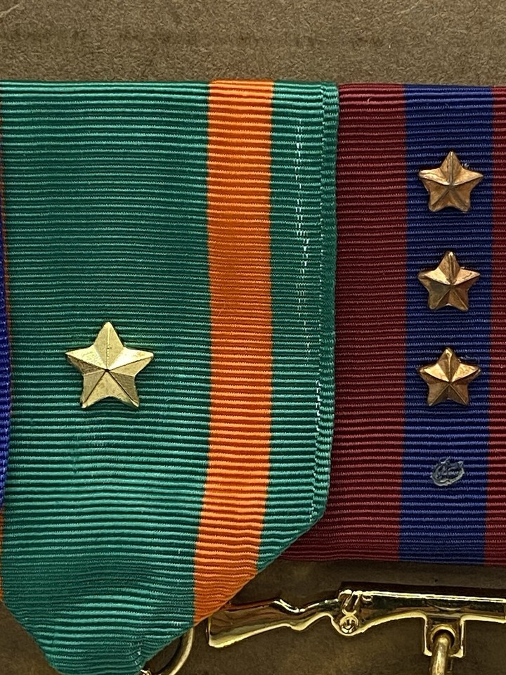 U.S. Military Medals, Five Full Size Anodized, Navy and Marine Corps