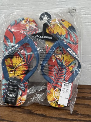 NEW JACK & JONES Premium Flip Flops Sandal Lot Of 5 SZ 7-12  display picture 2