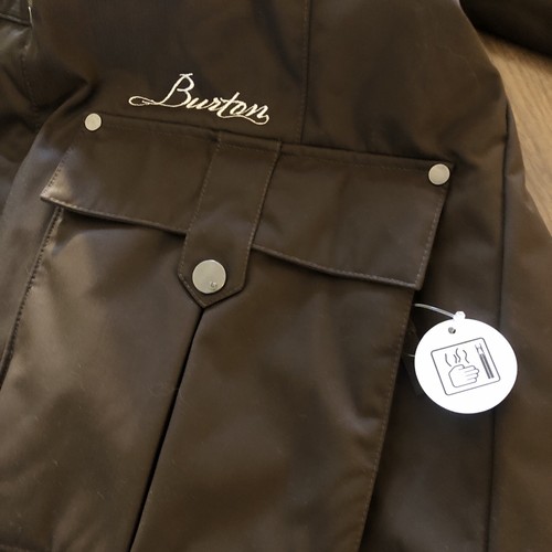 BURTON Womens Size L Snowboarding CHOPPER JACKET Winter Ski BROWN Green NWT - Picture 15 of 16