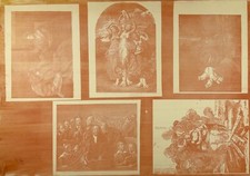 FREMEZ original 1990 unique pop art cyanotype signed Jose Gomez Fresquet Cuban