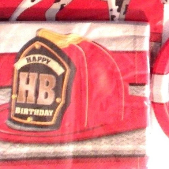 FIRE TRUCK PARTY Cumpleaños Fiesta Suministros Set Paquete Kit para 16 con Bolsas de Botín Foto 3 de 4